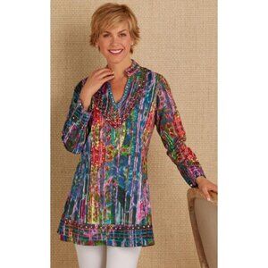 Soft Surroundings Mosaic Tunic 3X